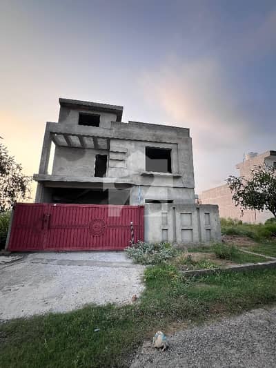 7 Marla Grey Structure House. For Sale In Multi Gardens MPCHS Block E B-17- Islamabad