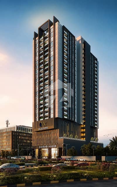 Zainab Habib Tower by Sawera  A Project by OK Estate & Builders 3 & 4 Bed-DD Apartments