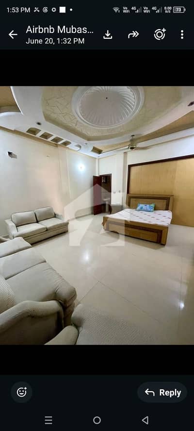 1KANAL UPPER PORTION ROOM FURNISHED IN DHA PHASe 4