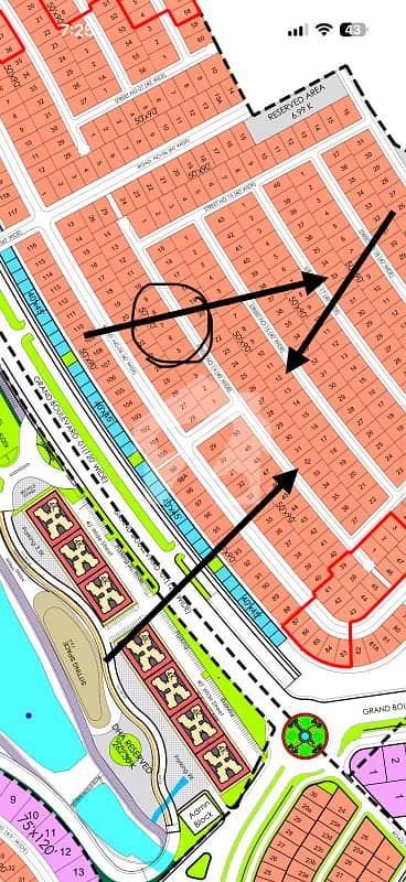 Exclusive 1 Kanal Plots for Sale Army Allocation Sector, Sector E, DHA Phase 3, Islamabad