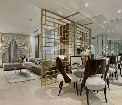2 BEDROOM WITH MAID ROOM FULLY FURNISHED FACING GARDEN APARTMENT FOR RENT