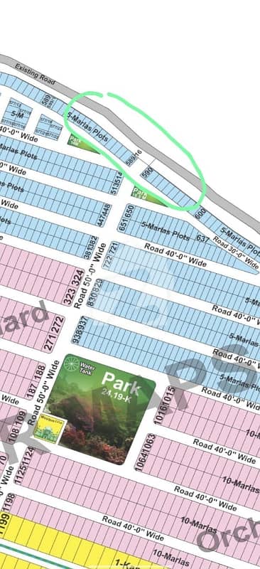 5 M Plot For Sale Near Park Comm Masjid Y