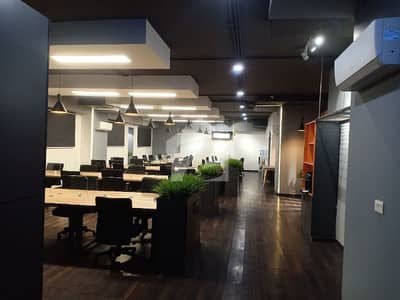 10000 Square Feet Furnished Office For Rent At MM Alam Road Gulberg 3