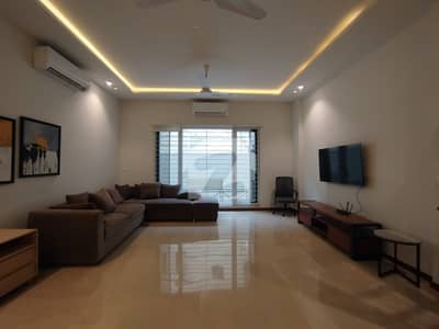 Modern 2 Beds Fully Furnished Luxurious Ground Portion Available For Rent In F-7