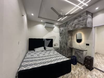 Fully Furnished 1 Bed Modern Apartment For Rent H3 Block Johar Town (Main Boulevard)