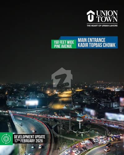 5 Marla Residential On Ground Plot Available On Easy Installment Plan in Union Town Main Pine Avenue Road