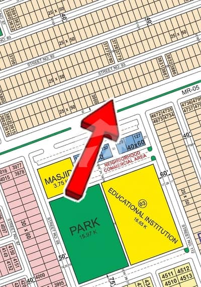 5 Marla Main Road Plot Available In Faisal Hills A Block