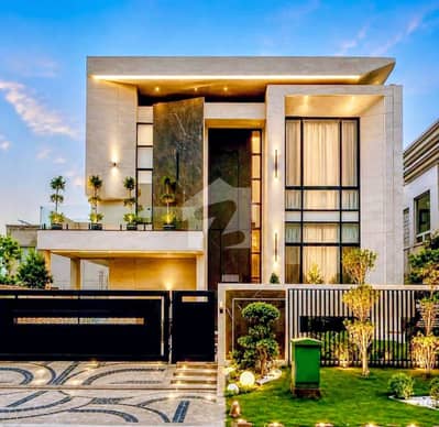 1 Kanal Top Quality Build Luxurious Beautiful Ultra Modern Design Villa Fully Furnished With Basement For Sale In DHA Lahore Phase 7 Prime Location, Near RAYA