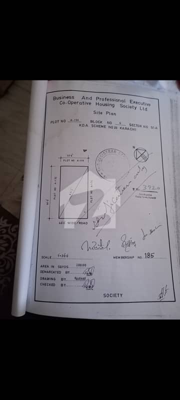 200 square Yards Plot Available For Sale Business & Professional Housing Society