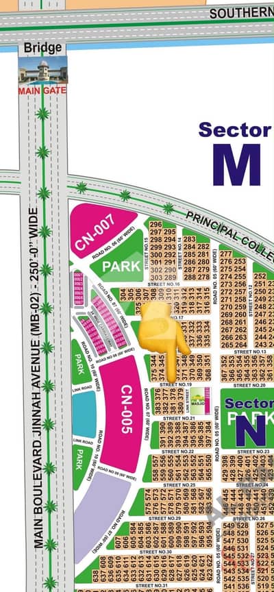 1 Kanal Plot available for sale at reasonable price in Sector-N DHA Bahawalpur