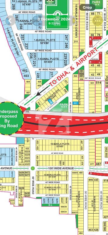 10 Marla Plot Overseas B Extension Bahria Town Lahore