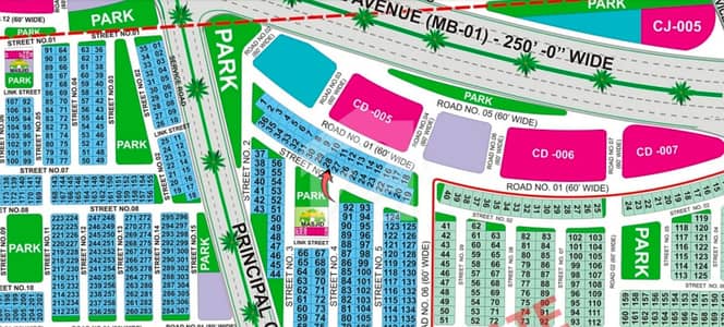 10 Marla Park Facing Plot