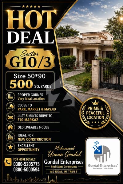 G10/3 500syd Old Proper Corner House CDA Transfer For Sale