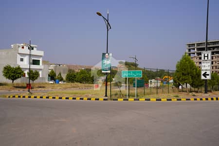 Plot For Sale In Sector H Dead-end-Corner Possession Utility Paid Solid Land Bahria Enclave Islamabad