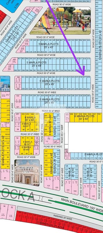 5 Marla Residencial plot available for sale in A Block 5 Marla Residencial plot available for sale in A Block