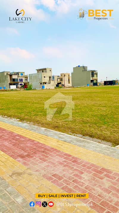 Prime investment Opportunity: 5 Marla Plot Facing Park Prime Location in Block M7 C1 Lake City Lahore