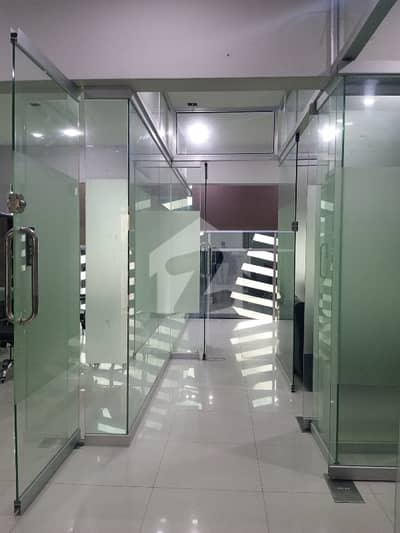 Fully Furnished Office Floor For Rent 2nd Floor Main Saba Avenue Facing Dha Phase 6 Unfurnished Available Same Building