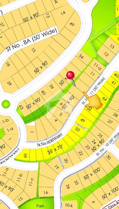 Back Open Extra Land Plot Bahria Hamlet