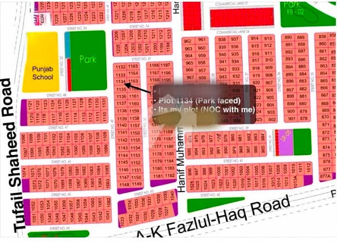 Park Facing Kanal Plot - NOC With Me Park Facing Kanal Plot - NOC With Me
