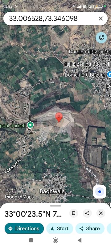 85 kanal Agricultural land for sale in Domeli Sohawa 85 kanal Agricultural land for sale in Domeli Sohawa