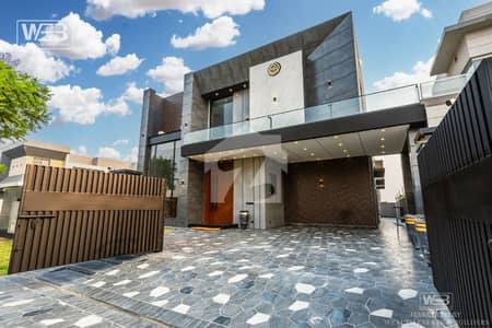 Double Height Lobby 1 Kanal Modern House in DHA Phase 7 For Sale Near Park