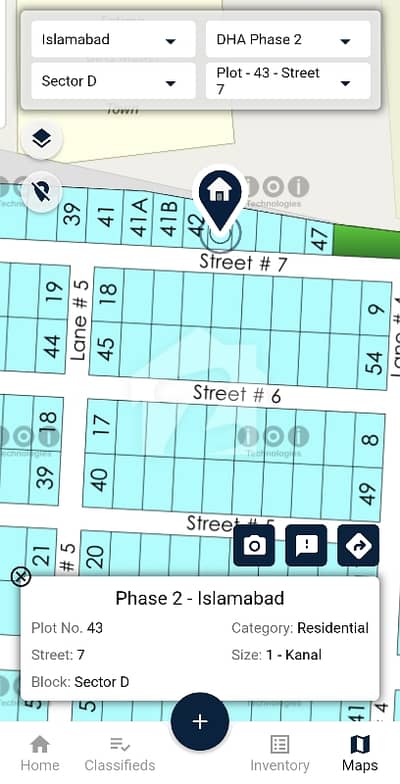 Dha 2 14 Marla plot for sale Dha 2 14 Marla plot for sale