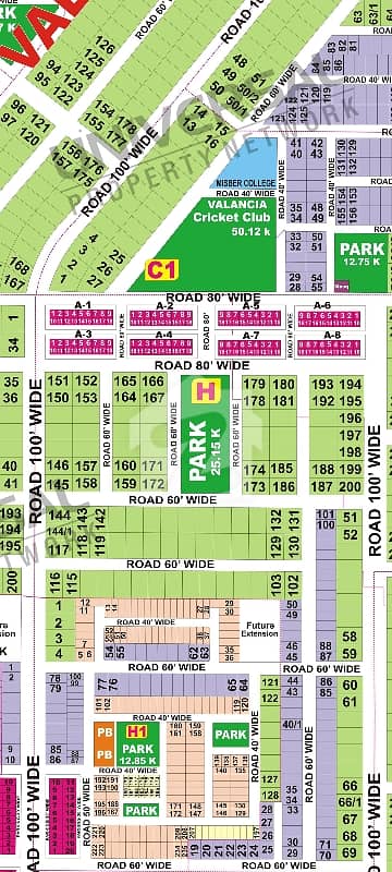 5.25 Marla Commercial Plot for Sale Valencia Town, Lahore