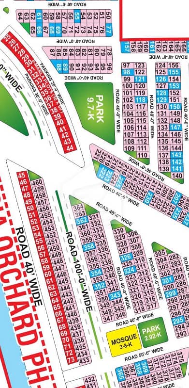 8 MARLA COMMERCIAL PLOT BAHRIA ORCHARD PHASE 4