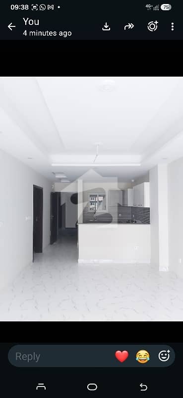 2 Bed D D, kitchen covered aeea 1450 square ft approx at The Gate Faisal Town, Direct owner