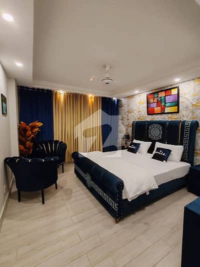 One Bedroom Apartment For Rent Available Gulbug Green Islamabad Full Furnished Apartment