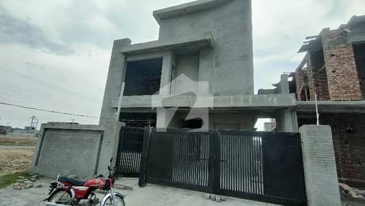 10 Marla Double Story Gray Structure House For Sale .