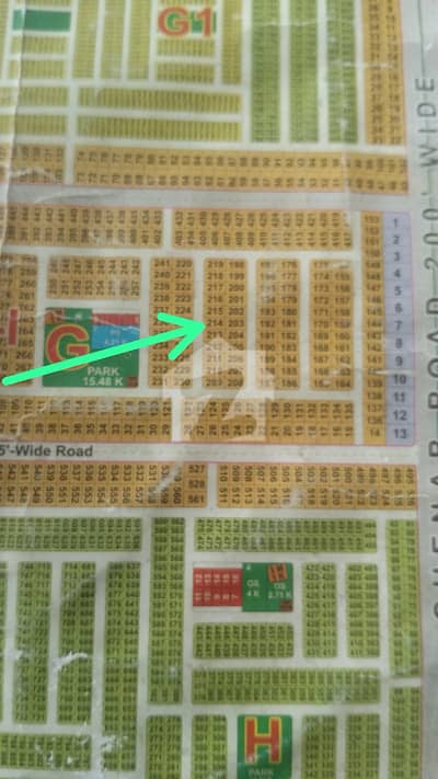 1 Kanal Plot For Sale in G Block - Confirm Offer Required