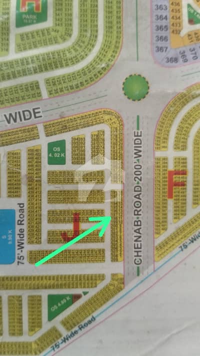 5 Marla Plot For Sale in J Block Near 200 Feet Road