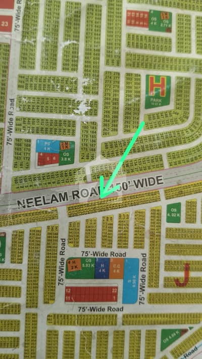 5 Marla Plot On Main Boulevard 150 Feet Road in J Block Confirm Offer!