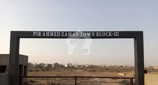 Prime 240 Sq. Yards Residential Plot | Block 3, Pir Ahmed Zaman Town | Ideal For Living & Investment Prime 240 Sq. Yards Residential Plot | Block 3, Pir Ahmed Zaman Town | Ideal For Living & Investment