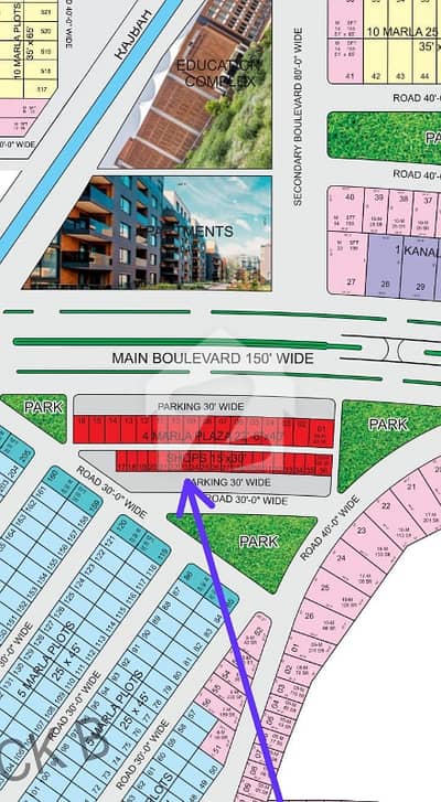 2 Marla Commercial plot available for sale in A Civic Block