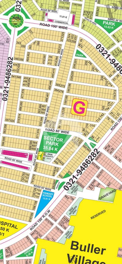 1 Kanal Plot Sector G | 60ft Road | Near Park, Mosque & GOR | Direct Approach 1 Kanal Plot Sector G | 60ft Road | Near Park, Mosque & GOR | Direct Approach