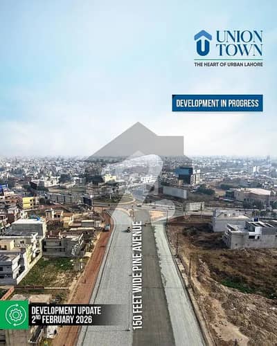 5 Marla Residential On Ground Plot Available On Easy Installment Plan In Union Town Main Pine Avenue Road Lahore