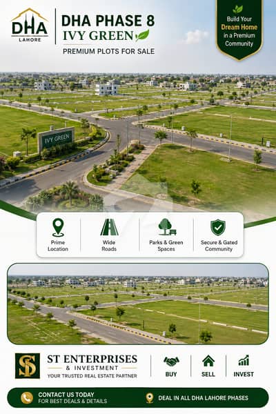ڈی ایچ اے فیز 8 - بلاک زیڈ 3 ڈی ایچ اے فیز 8,ڈی ایچ اے ڈیفینس,لاہور میں 10 مرلہ رہائشی پلاٹ 1.85 کروڑ میں برائے فروخت۔ ڈی ایچ اے فیز 8 - بلاک زیڈ 3 ڈی ایچ اے فیز 8,ڈی ایچ اے ڈیفینس,لاہور میں 10 مرلہ رہائشی پلاٹ 1.85 کروڑ میں برائے فروخت۔