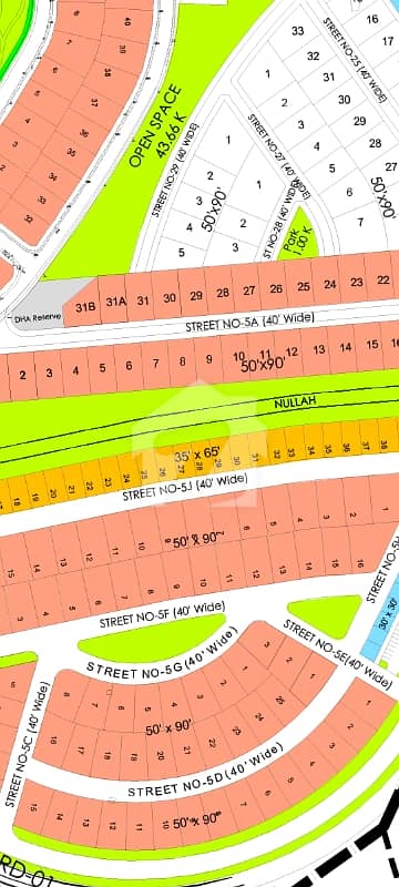 DHA phase 3 sector A residential plots available for sale
