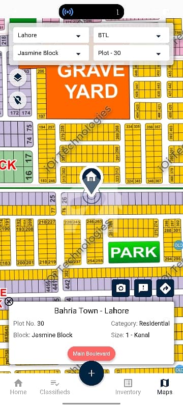 1 Kanal Residential Plot Builder Location