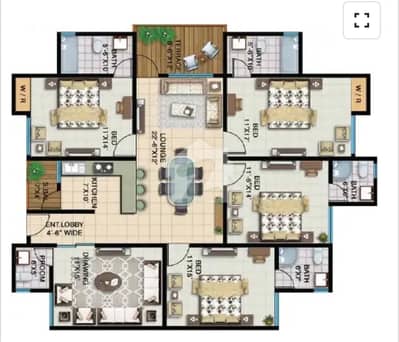 6 Room Luxury Apartment For Sale In Saima Paari Avenue, At Jinnah Avenue 6 Room Luxury Apartment For Sale In Saima Paari Avenue, At Jinnah Avenue