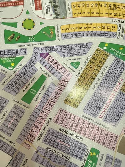 Affordable Residential Corner Plot For sale In Bahria Nasheman - Sunflower
