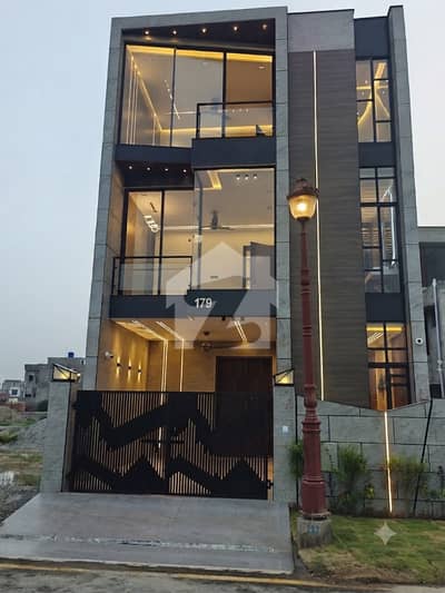 Premium 5 Marla Designer House For Sale In Lake City Park Facing | Demand PKR 3.55 Crore