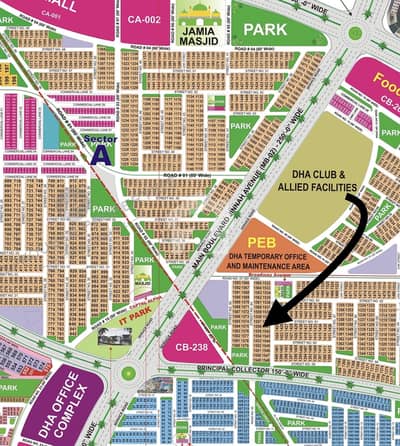 01 Kanal Prime Location Possession Plot Available For Sale At Nominal Price In Sector-B, DHA Bahawalpur.