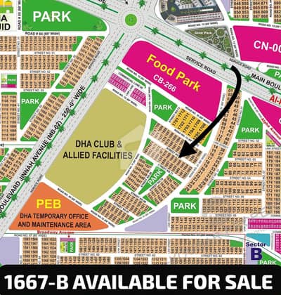 01 Kanal Prime Location Possession Plot Available For Sale At Nominal Price In Sector-B, DHA Bahawalpur.