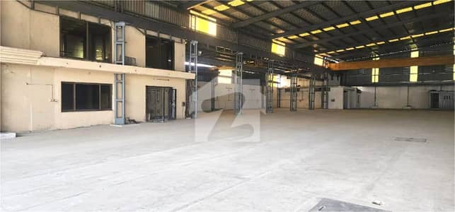 28,000 Sqft Warehouse 30ft Height With Furnished Offices, Water Proof On Rent