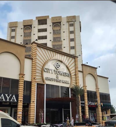 2 bed dd Apartment for Rent in City Tower Main University Road Karachi