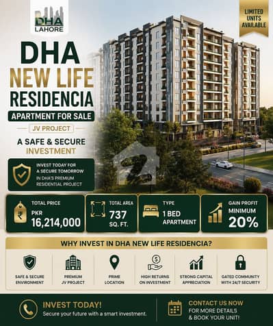 Appartment For Sale DHA Newlife Residencia Lahore