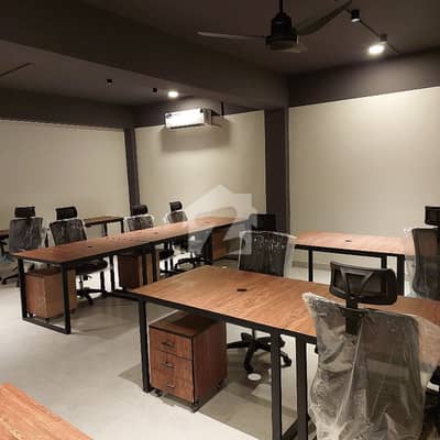 FURNISHED OFFICE 2400 SQFT BLUE AREA RENT 525000 MONTHLY.